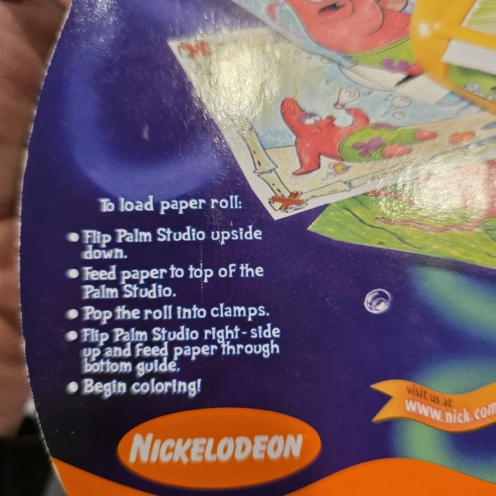 Nickelodeon‎ Spongebob Coloring Kit Vintage 2001 Palm Studio Doodle Desk